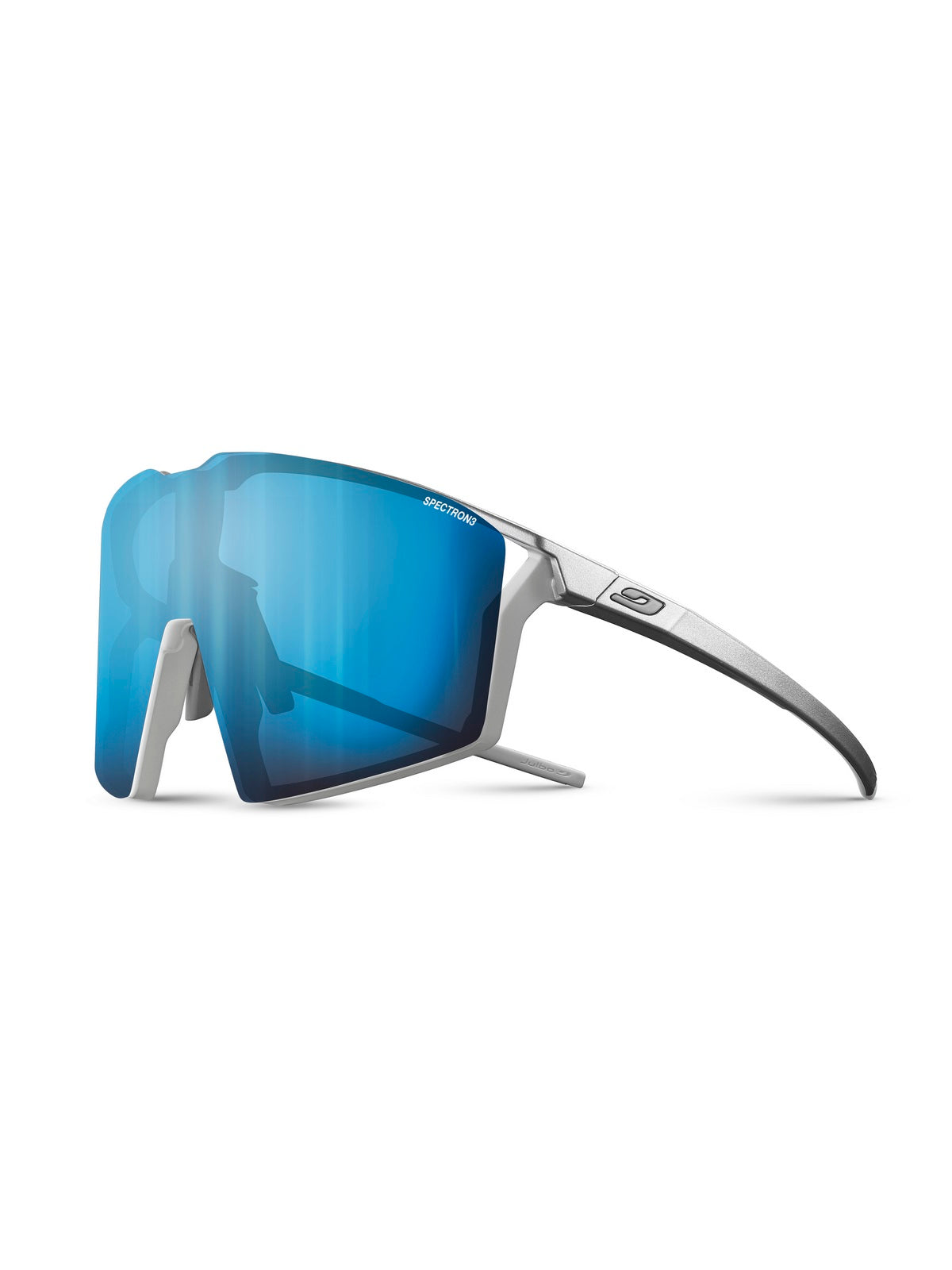 Okulary rowerowe Julbo Edge - Silver/biały | Spectron cat 3Cf - L - Adventure Sports