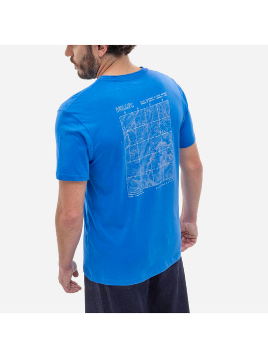 Koszulka MILLET CDG CHAMONIX MAP TS SS M niebieski
