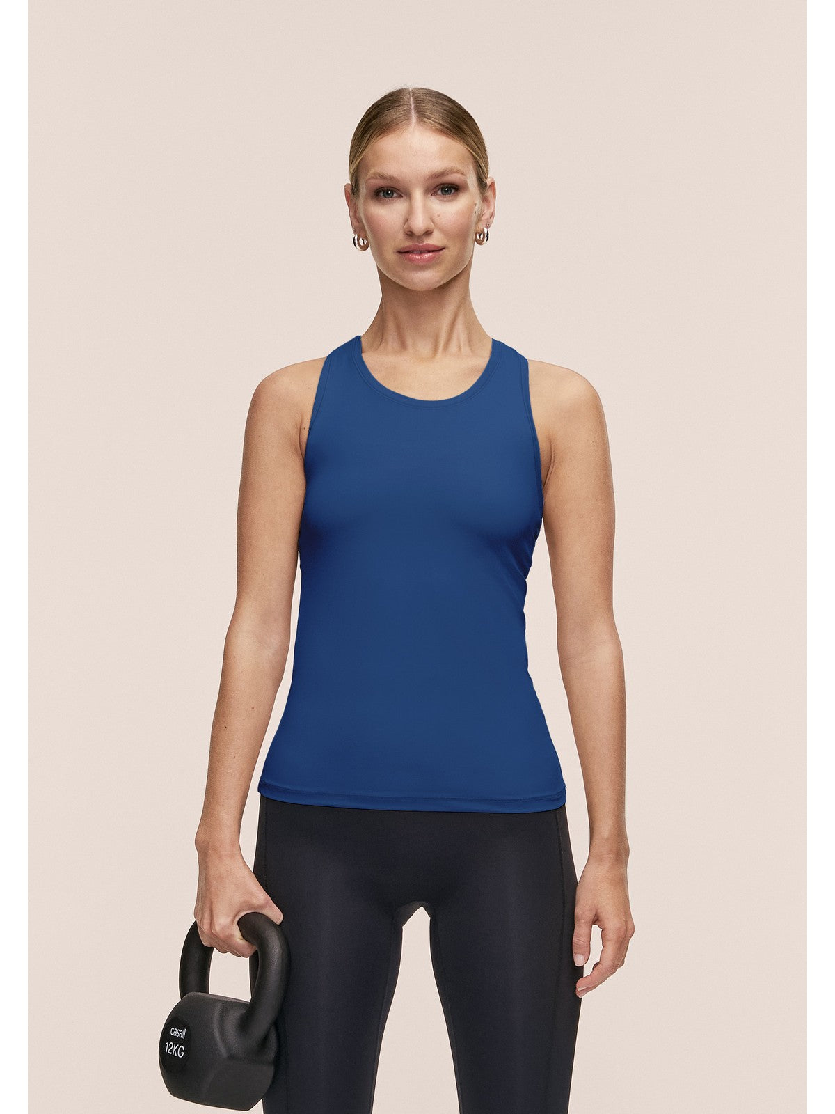 Koszulka damska CASALL Essential Racerback Tank niebieska