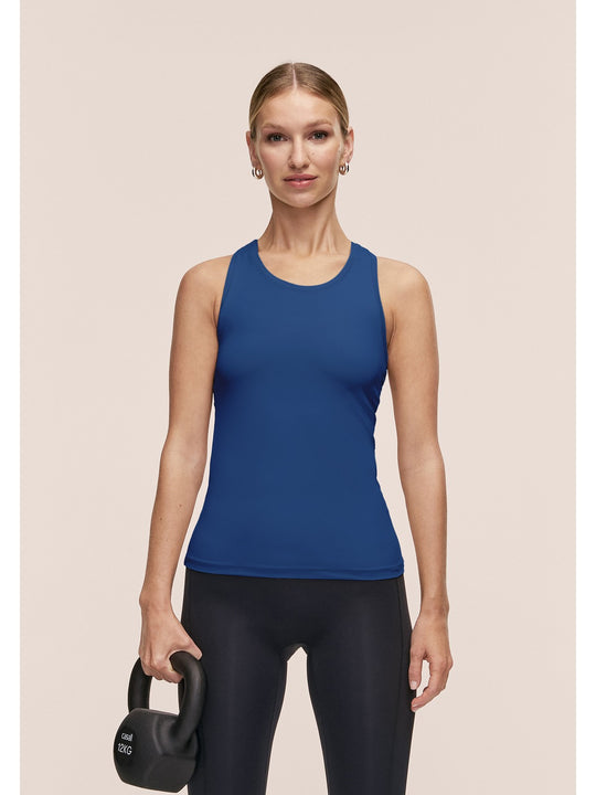 Koszulka damska CASALL Essential Racerback Tank niebieska
