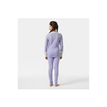 Bielizna dziecięca HELLY HANSEN Jr Lifa Merino Midweight Set kolor fioletowy

