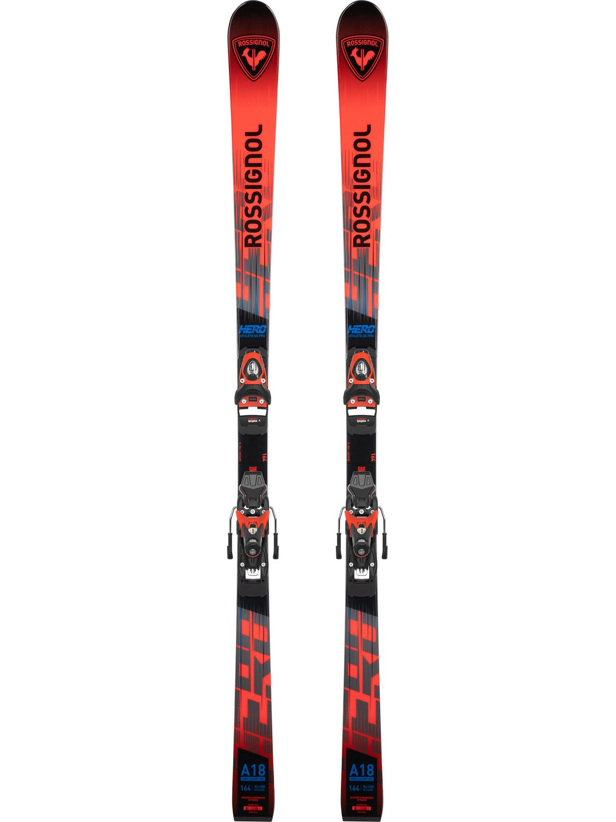 Narty ROSSIGNOL HERO GS PRO 126-171 R21 + wiązania LOOK SPX 11