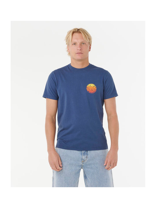 Koszulka RIP CURL WETTIE PASSAGE ICON TEE granatowa
