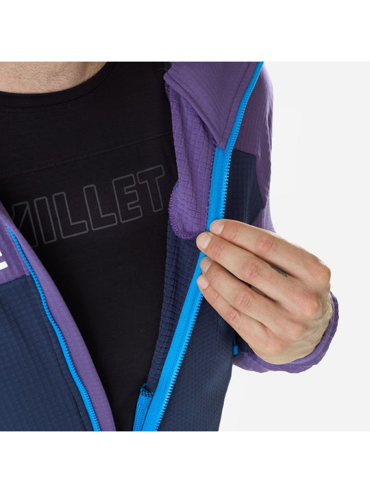 Bluza męska MILLET M Kamet Grid Hd M fioletowa
