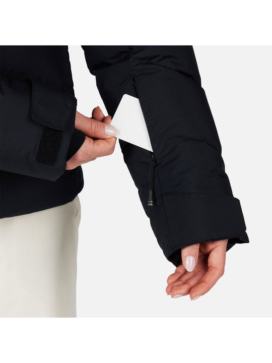 Kurtka narciarska damska ROSSIGNOL W WISPILE RIPSTOP DOWN JKT czarna
