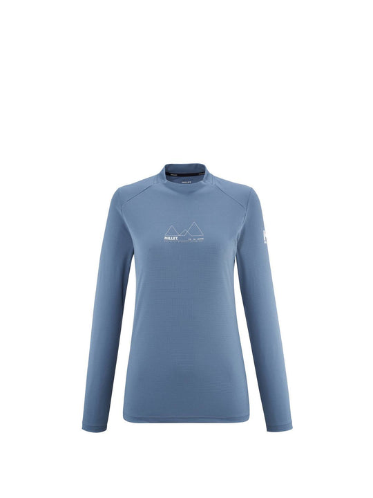 Koszulka MILLET KAMET TS LS W niebieski - Adventure Sports
