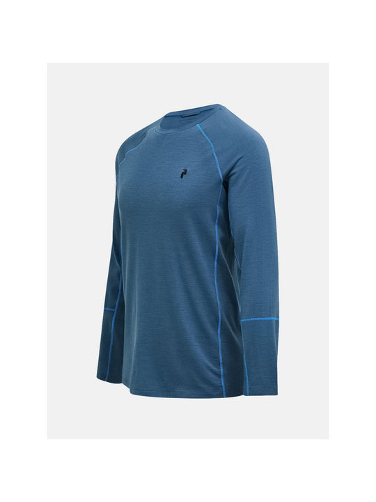 Koszulka Termiczna PEAK PERFORMANCE Magic Crew Wool-blend Baselayer Men niebieski
