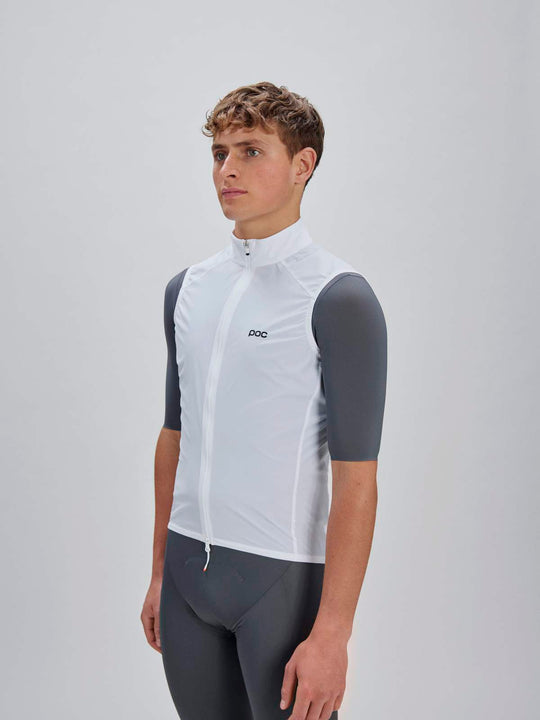 Kamizelka rowerowa POC M's Enthral Gilet biała
