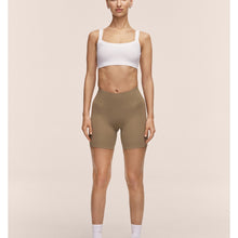 Legginsy treningowe damskie CASALL Regular Waist Bikers kolor zielony
