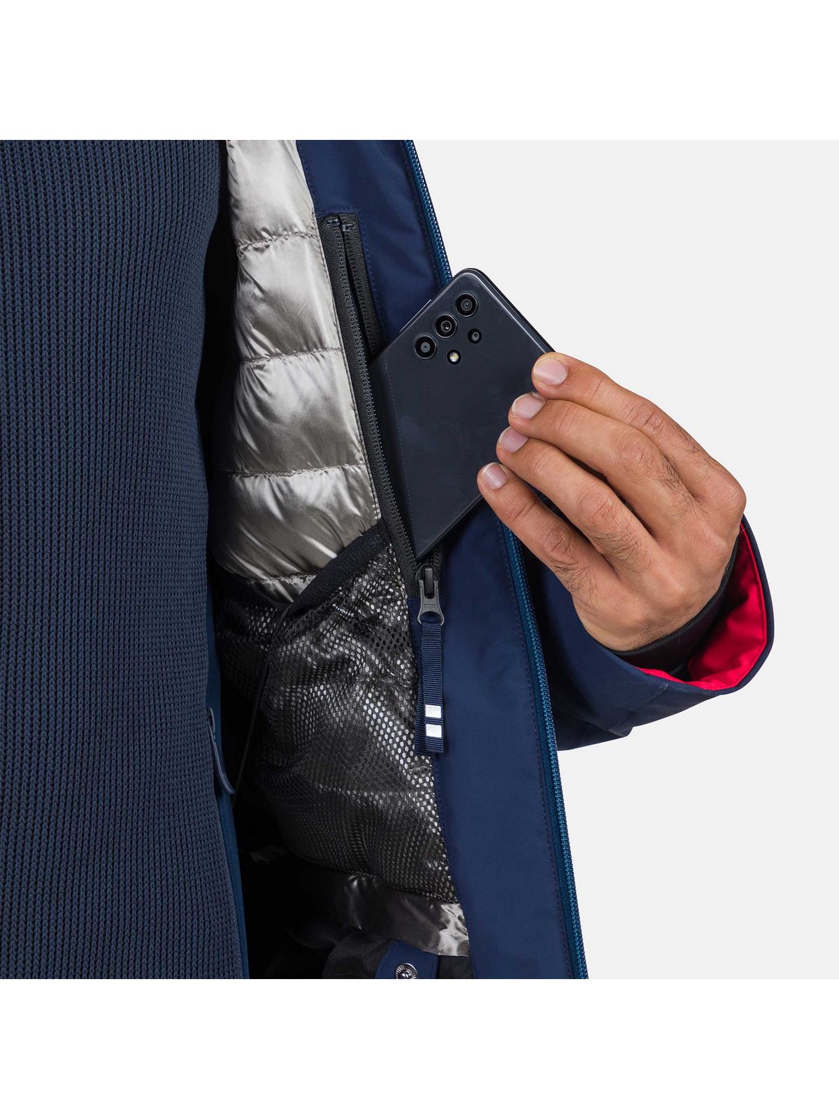 Kurtka narciarska męska ROSSIGNOL Diretta Jkt granatowy