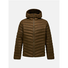Kurtka narciarska męska PEAK PERFORMANCE Frost Down Hood Jacket brązowa

