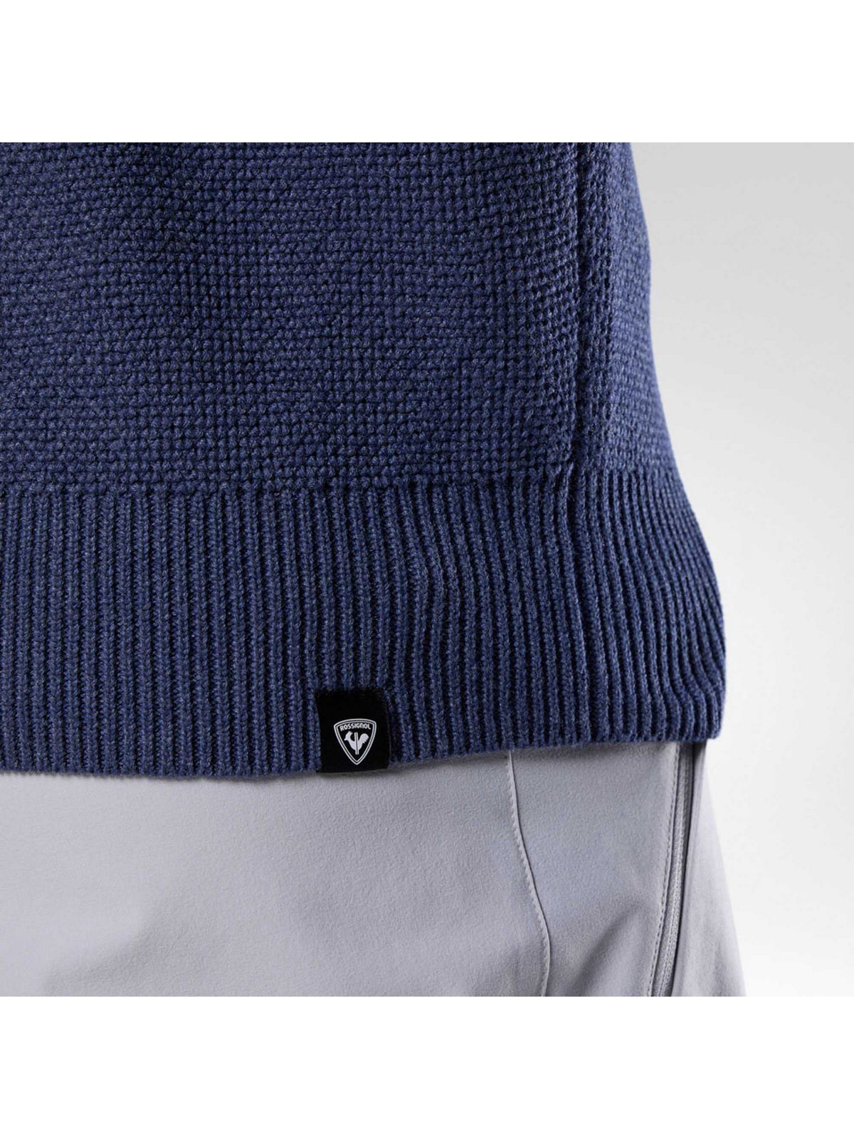 Sweter męski ROSSIGNOL M Knitted Cn Sweater granatowy