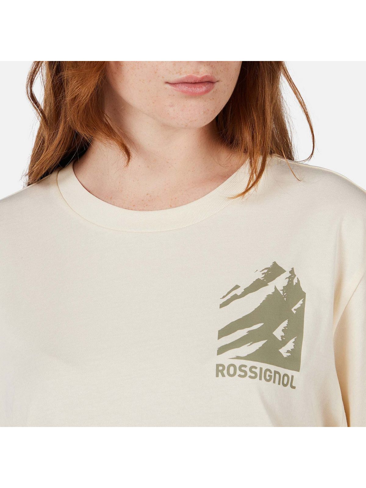 Koszulka damska ROSSIGNOL W Waterfall Relax Tee biała