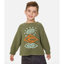 Sweter chłopięcy RIP CURL Ride The Wave Knit-Boy zielony
