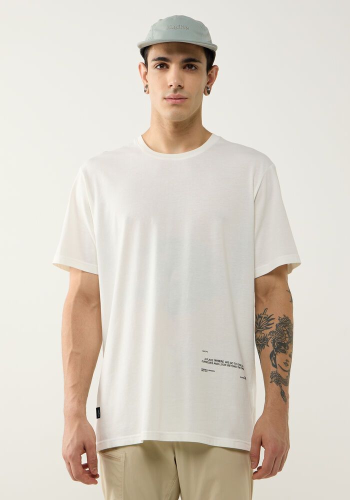 Koszulka HAGLÖFS Outsiders Graphic Tee Men soft white