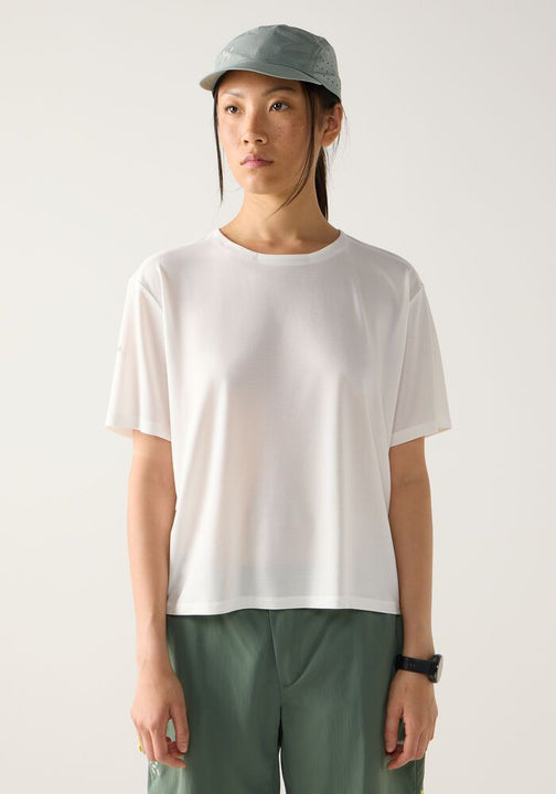 Koszulka HAGLÖFS L.I.M Delta Crop Tee Women soft white
