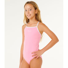 Kostium dziewczęcy RIP CURL Premium Rib New 1 Piece-Girl różowy
