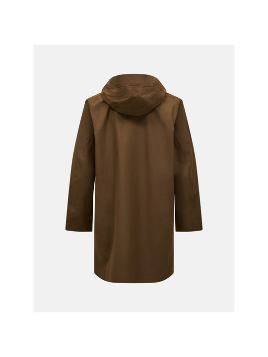 Parka męska PEAK PERFORMANCE Treeline HIPE 2.5L Shell Parka brązowa
