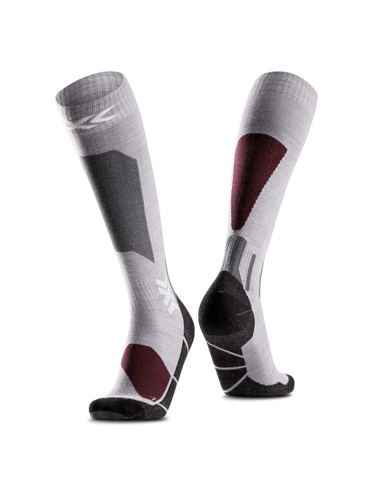 Skarpety narciarskie X-Socks Ski Discover Merino Otc Silver Grey
