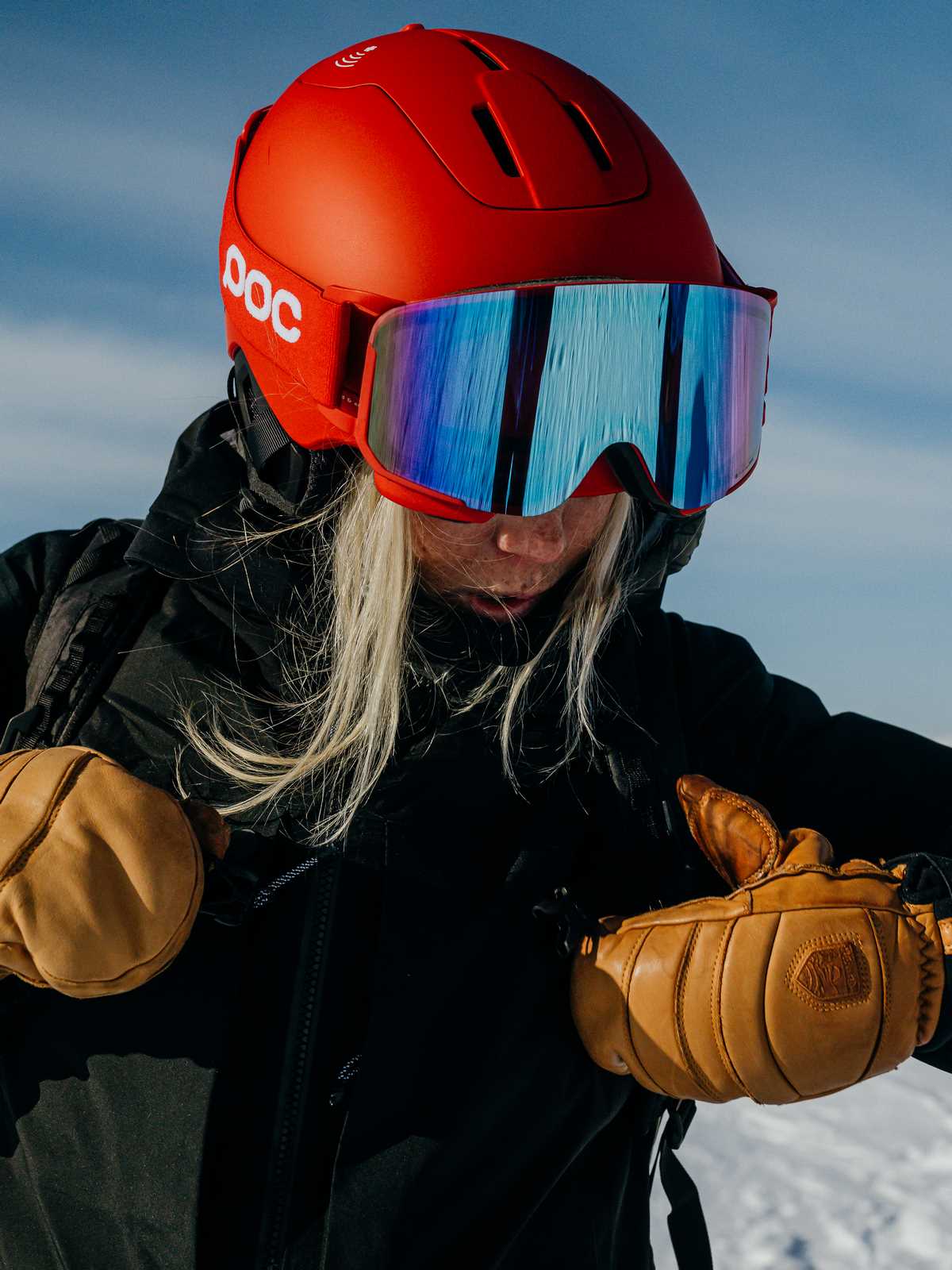 Gogle narciarskie POC Nexal czerwony Cat.2 + cat.1