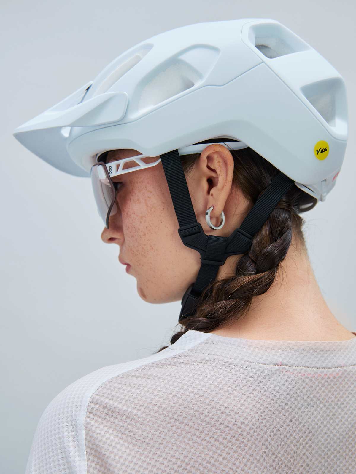 Kask rowerowy POC Cularis zielono biały