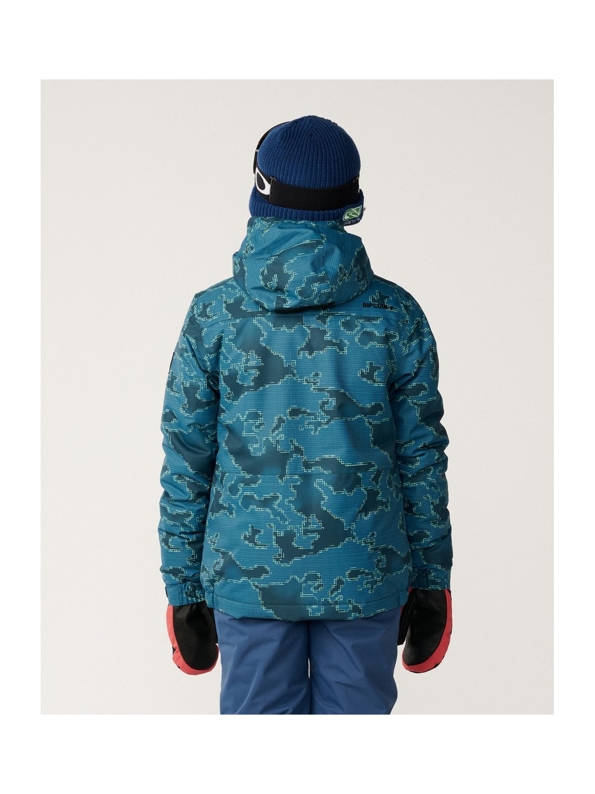 Kurtka juniorska RIP CURL S-Series snake10K Jkt Kids niebieska