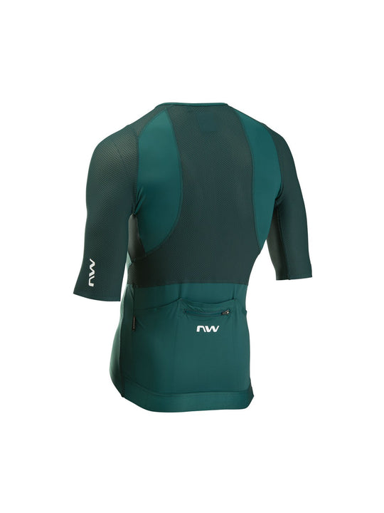 Koszulka rowerowa NORTHWAVE Extreme Rock Jersey S/s szmaragdowy

