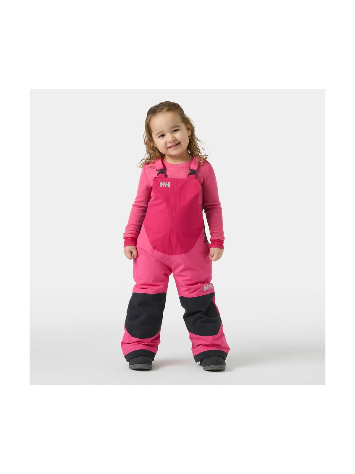 Spodnie narciarskie dziecięce HELLY HANSEN K RIDER 2 INS BIB różowe