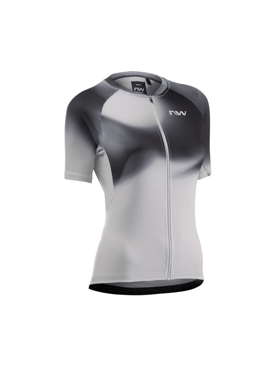 Koszulka rowerowa NORTHWAVE Force Evo Woman Jersey S/s szara
