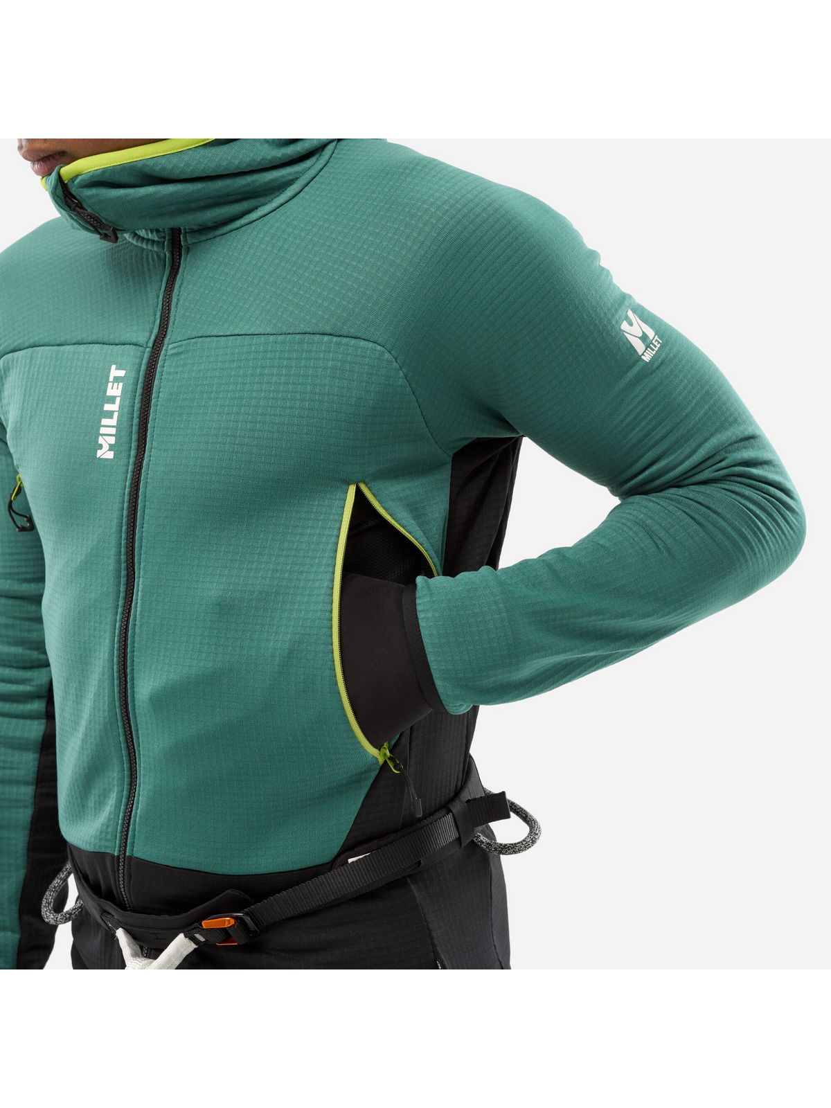 Bluza MILLET M FUSION GRID HOODIE czarna