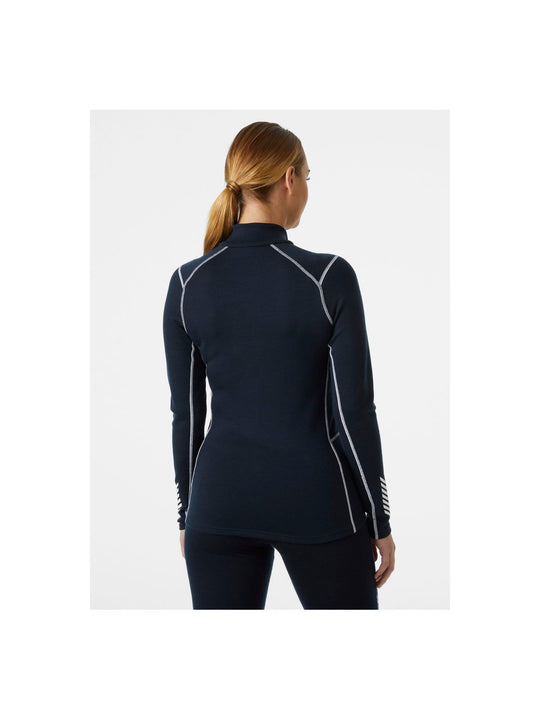 Koszulka damska Helly Hansen W Lifa Merino Midw 1/2 Zip niebieski
