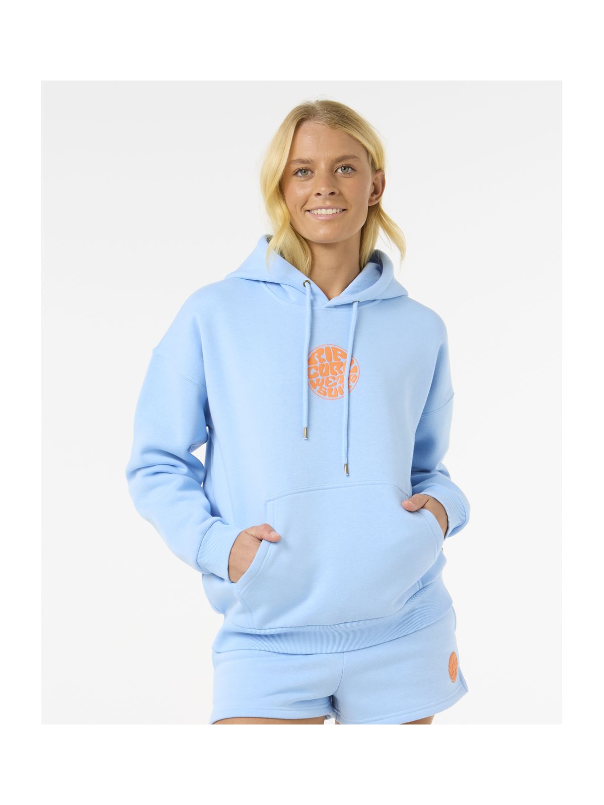 Bluza dresowa RIP CURL Icons Of Surf Heritage Hood niebieska