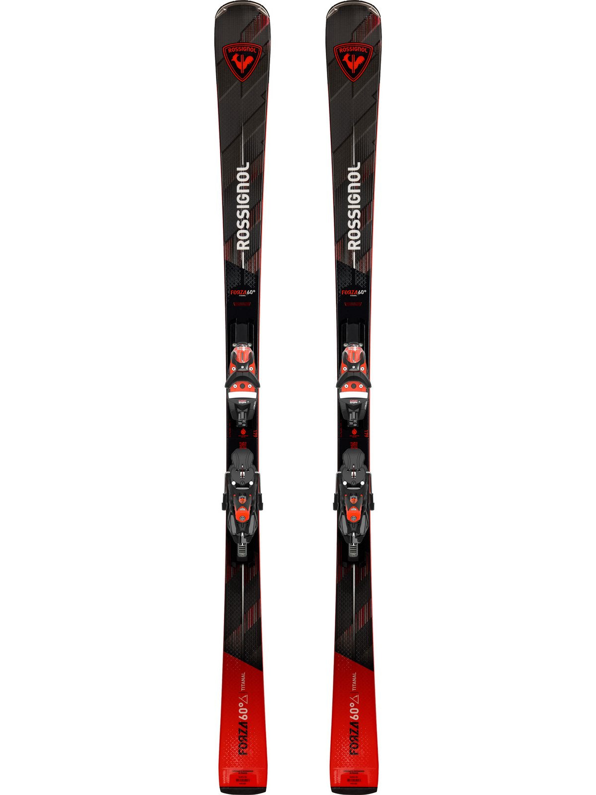 Narty ROSSIGNOL FORZA 60° Ti + wiązania LOOK SPX 12 Konect GW