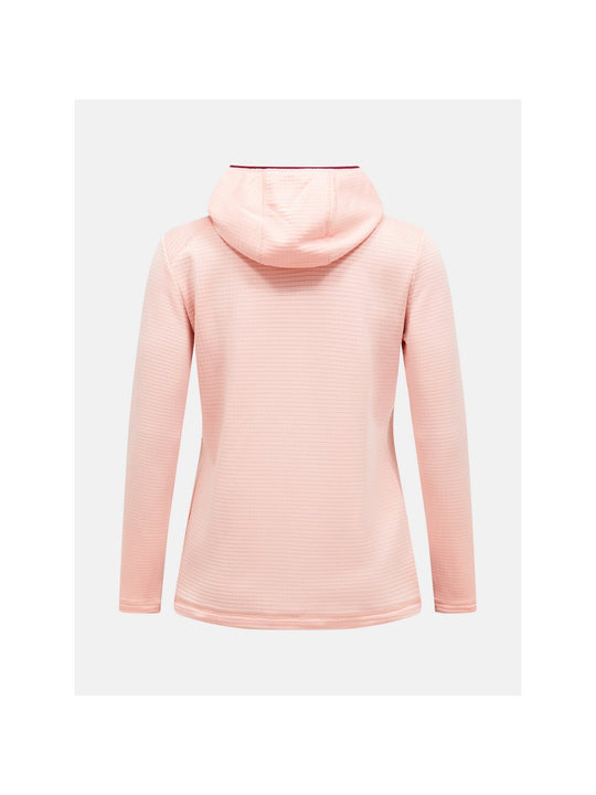 Bluza PEAK PERFORMANCE W Trail Polartec Zip Hood różowy
