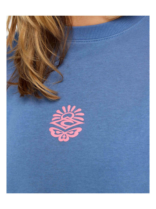 Bluza RIP CURL ICONS OF SURF RELAXED CREW niebieska
