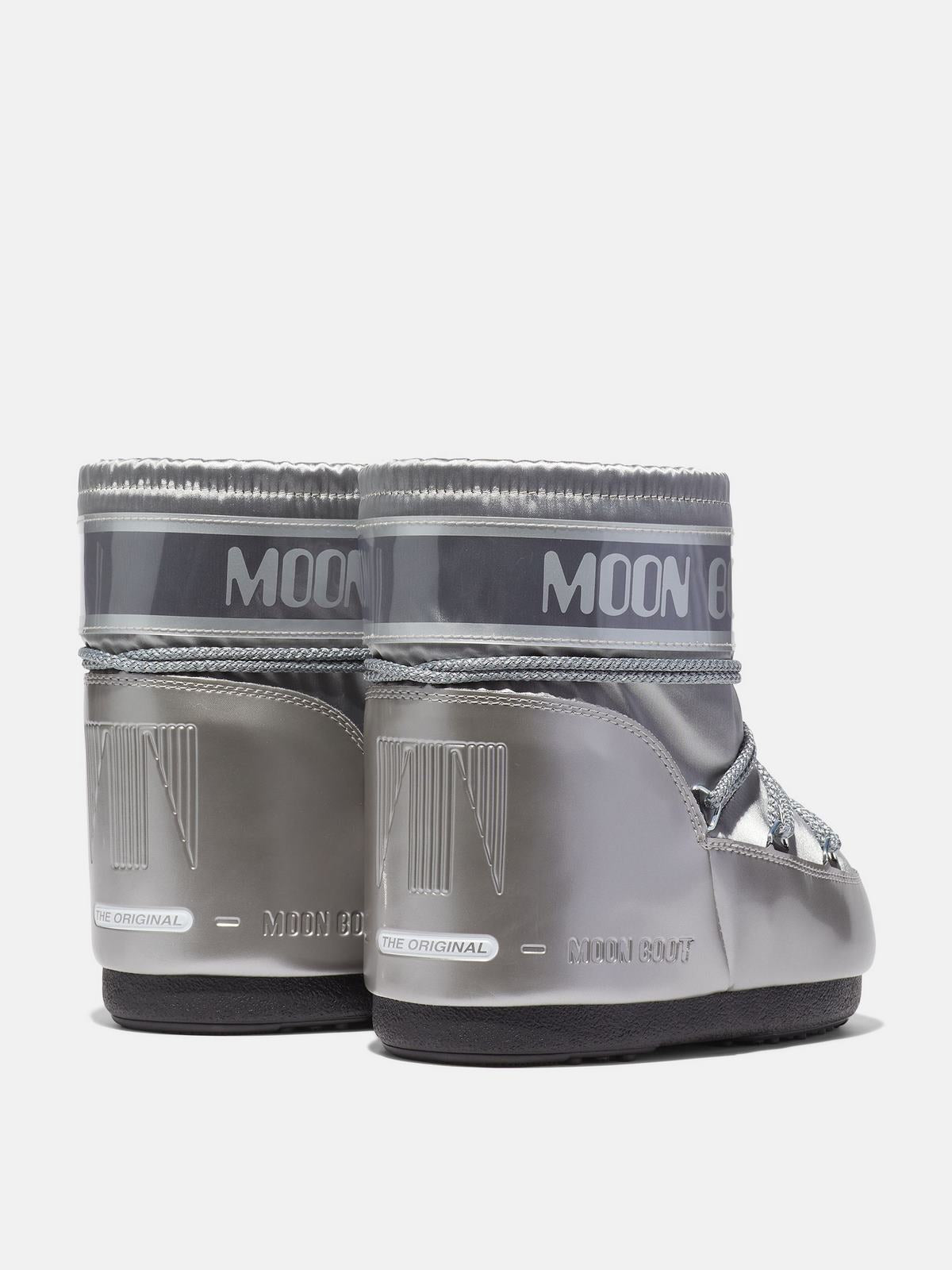 Buty śniegowe damskie MOON BOOT Icon Low Glance srebrne