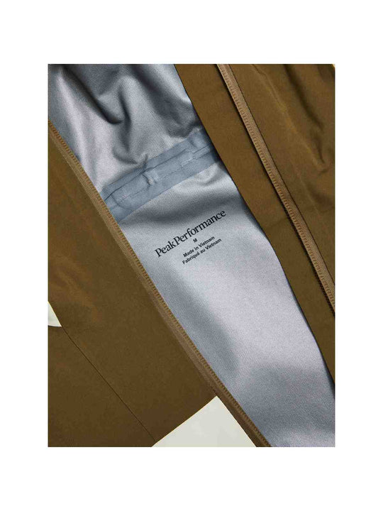 Kurtka PEAK PERFORMANCE M Vislight Gore-Tex C-Knit Jacket brązowy
