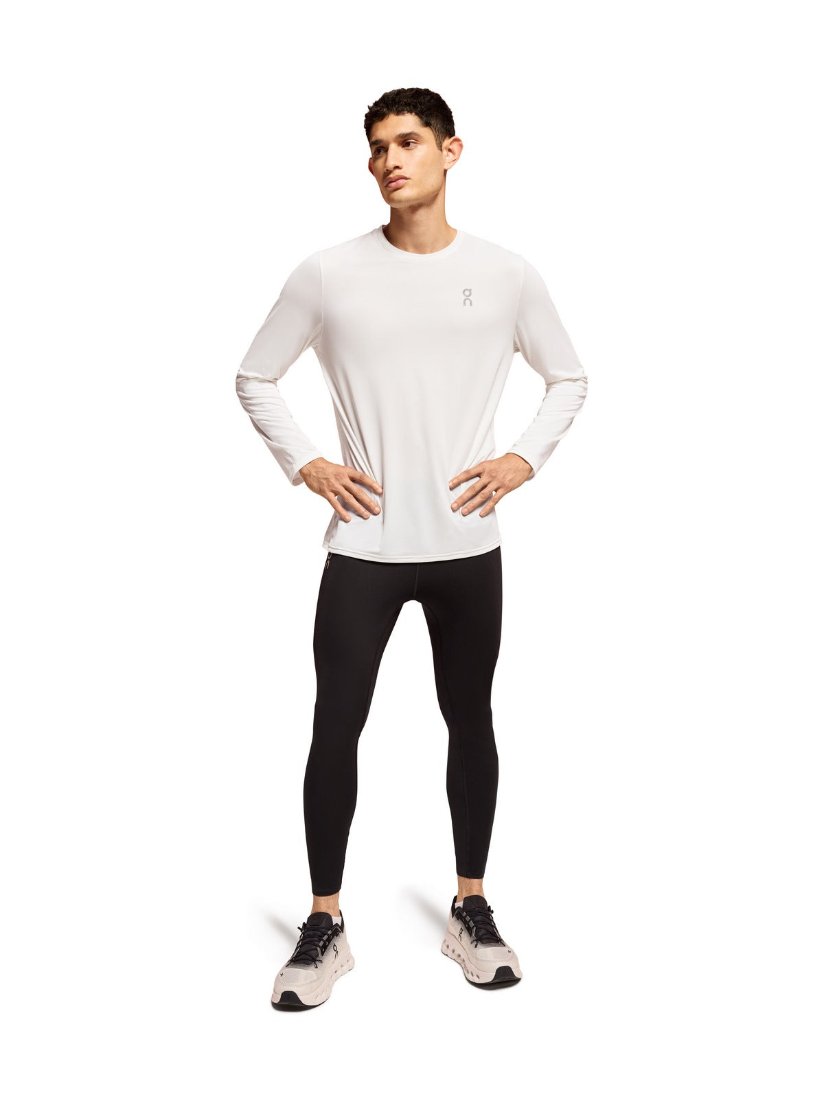 Koszulka do biegania ON RUNNING Core Long-T biały