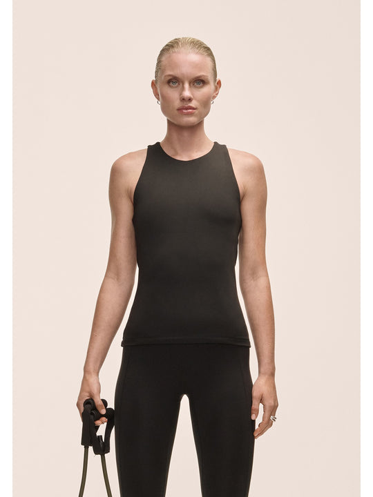 Koszulka damska treningowa Casall Soft Touch Bra Tank czarny
