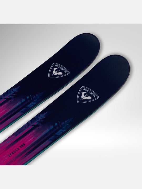 Narty ROSSIGNOL Sender Pro + wiązania LOOK Nx 11 Gw B100 Black
