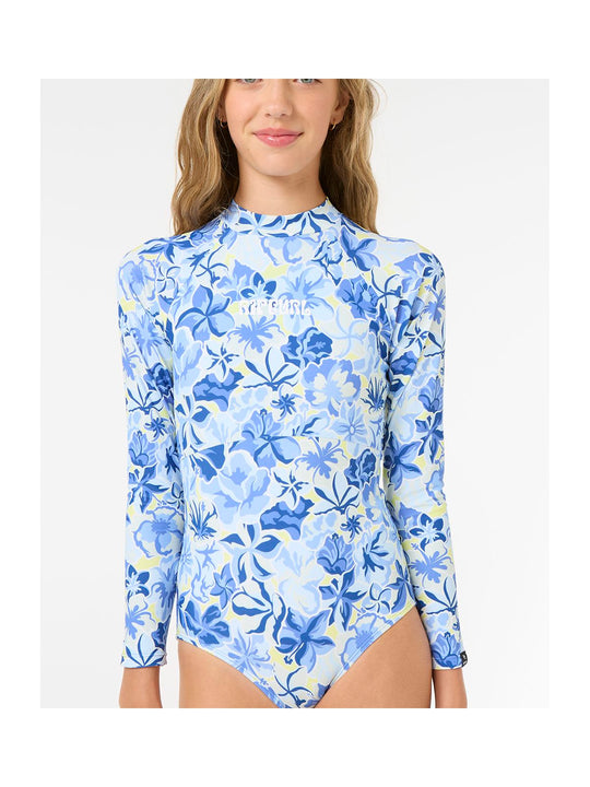 Lycra RIP CURL Island Bliss Surfsuit-Girl niebieski
