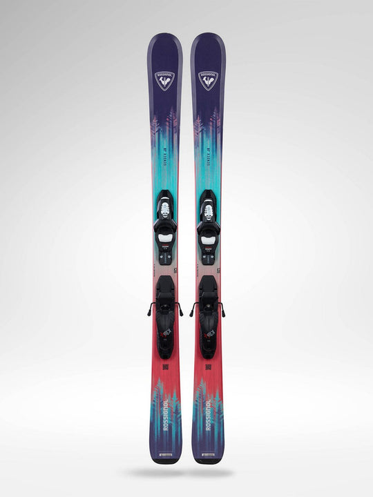 Narty dla dzieci ROSSIGNOL Sender Jr Kid-X + wiązania LOOK Kid 4 Gw B76 Black

