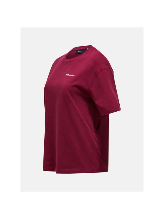 Koszulka PEAK PERFORMANCE W Graphic Tee bordowy
