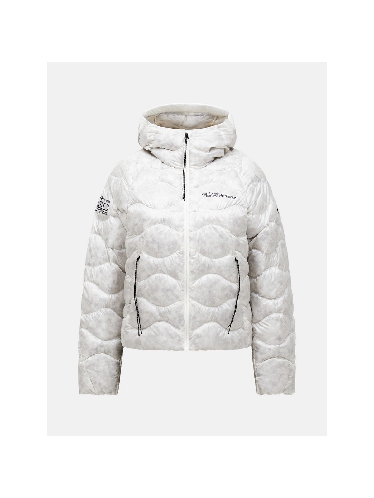 Kurtka puchowa damska PEAK PERFORMANCE 40Y Helium Down Hood Jacket biała
