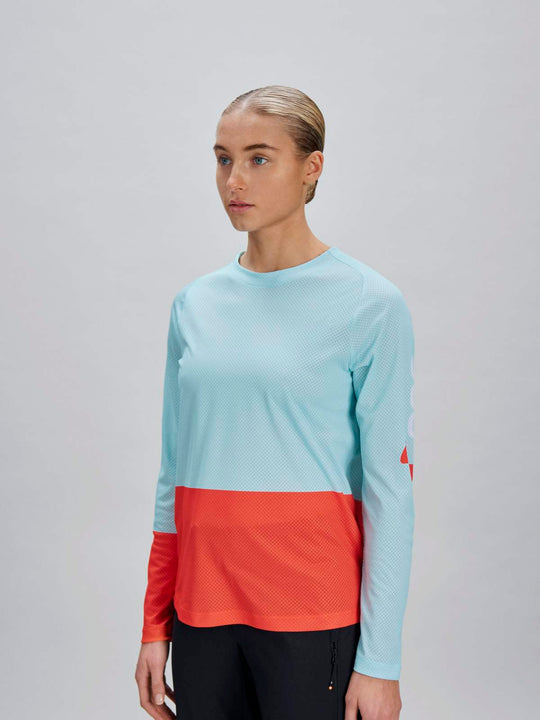 Koszulka rowerowa damska POC W's Motion Air L/S Jersey niebieska
