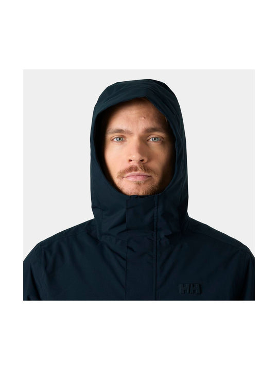 Płaszcz męski HELLY HANSEN Brussel Ins Rain Coat granatowy
