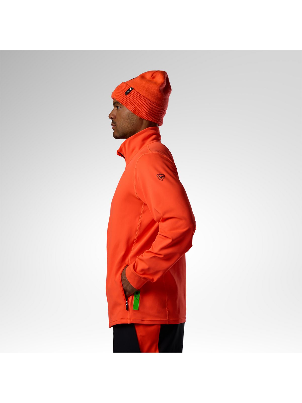 Bluza męska ROSSIGNOL M Hero Stretch Fleece Jacket czerwona