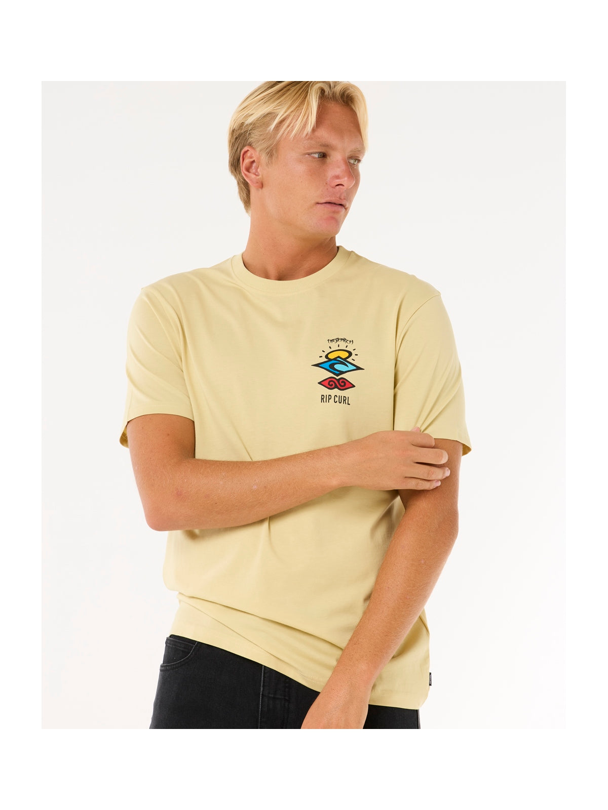 Koszulka RIP CURL Search Icon Tee turkusowy