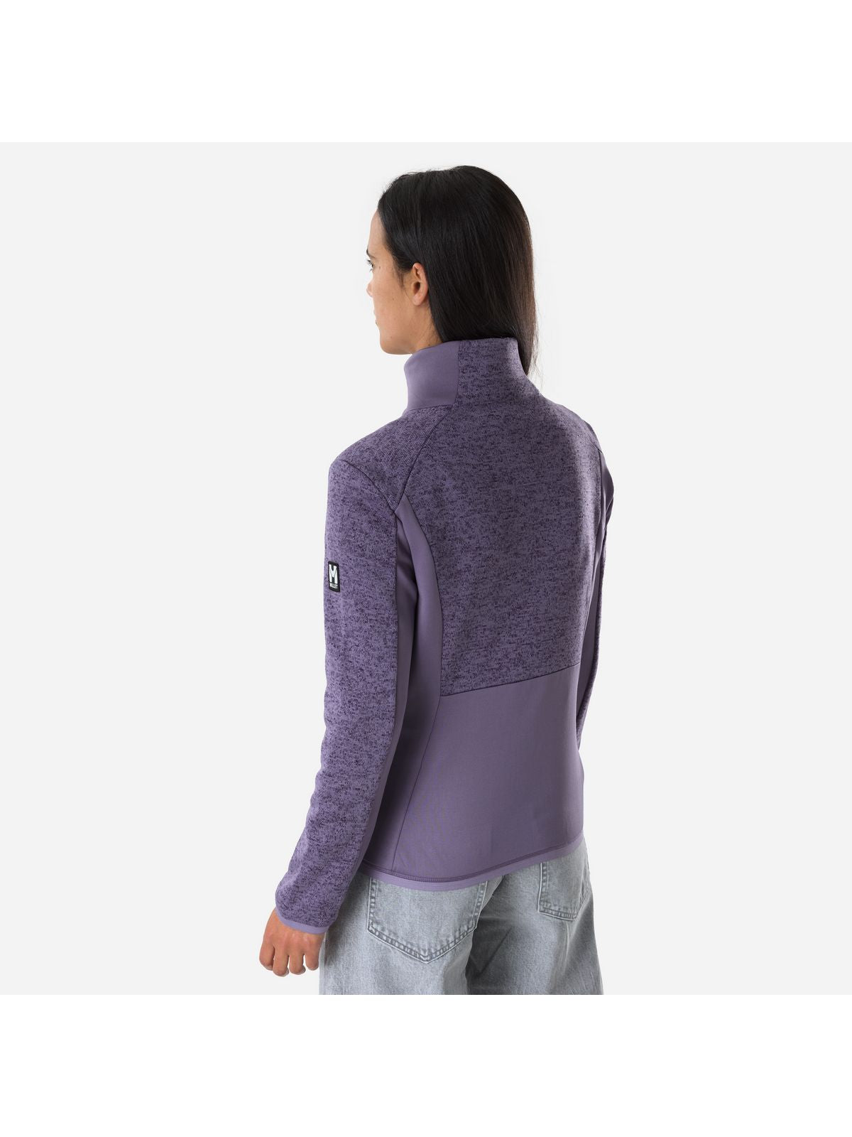 Bluza damska MILLET W Chamonix Knit Jkt W fioletowa