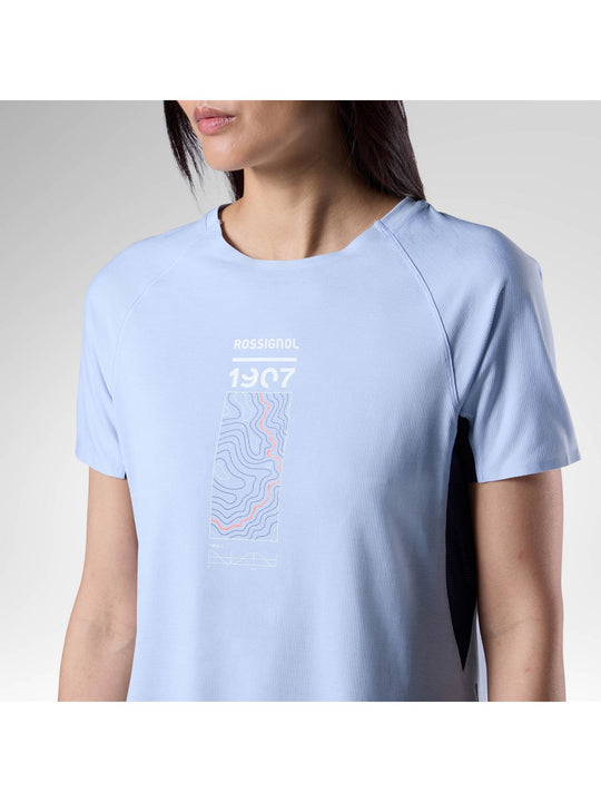 Koszulka damska ROSSIGNOL W Sapa Ultra Tee niebieska
